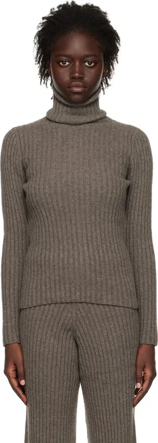 Baserange Brown Simin Turtleneck