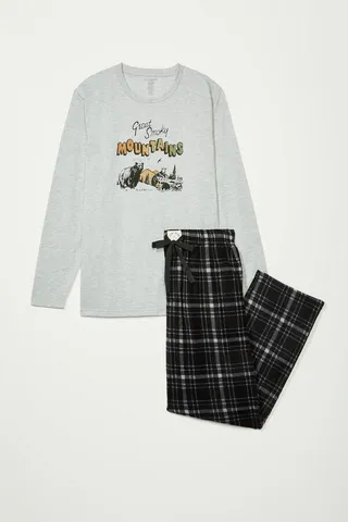 Mens Moto Fleece Pant Gift Set
