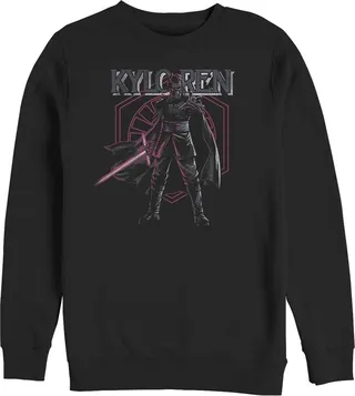 Men's Star Wars: The Rise of Skywalker Kylo Ren Emblem Sweatshirt - Black - Medium