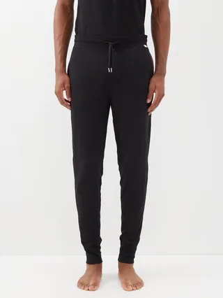 Striped Cotton-jersey Pyjama Trousers