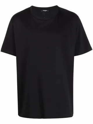 logo-print organic-cotton T-shirt