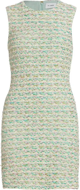 Bouclé Tweed Minidress