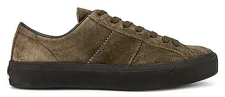 TOM FORD Low Top Cambridge Sneakers in Olive