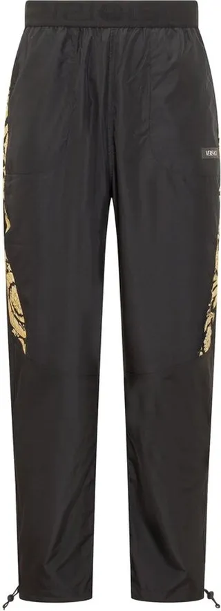 Versace Baroque Pattern Panelled Track Pants