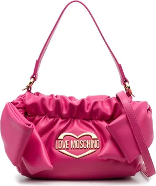 Double Bow Pouch Shoulder Bag