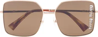 Logo-Detail Square-Frame Sunglasses