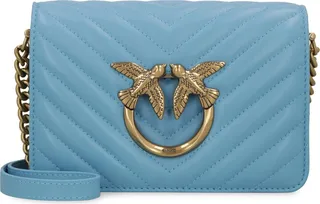 Love Click Mini Leather Mini Crossbody Bag