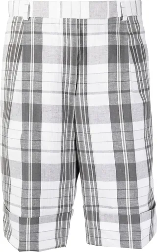 Checked Tailored Shorts