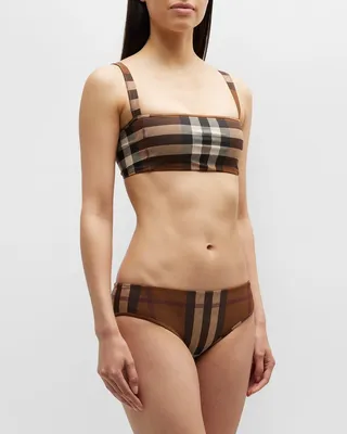 Check Two-Piece Bikini Set
