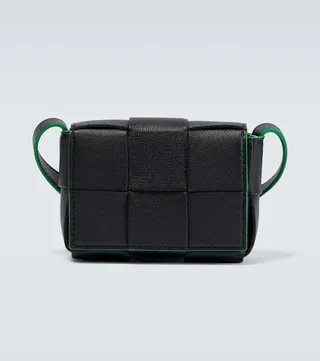 Candy Cassette leather shoulder bag