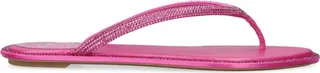 René Caovilla Jewelled Flip Flops