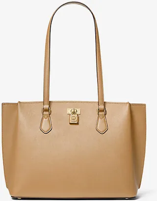 Ruby Large Saffiano Leather Tote Bag