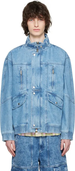 Isabel Marant Blue Jakito Denim Jacket