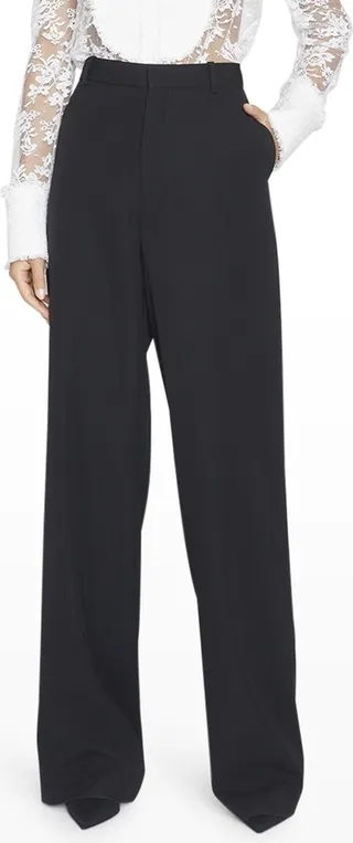 Wide Leg Suiting Trousers