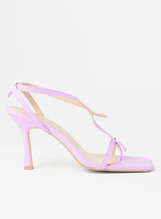 Square Toe Sandals Purple