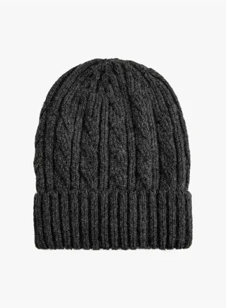 Cable-Knit Beanie