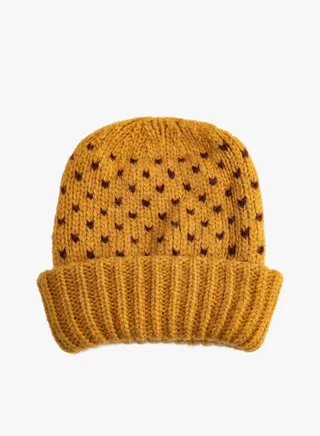 Rib-Knit Beanie