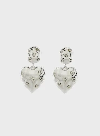 Heart Drop Earrings