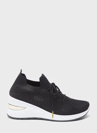 Lace Up Low Top Sneakers