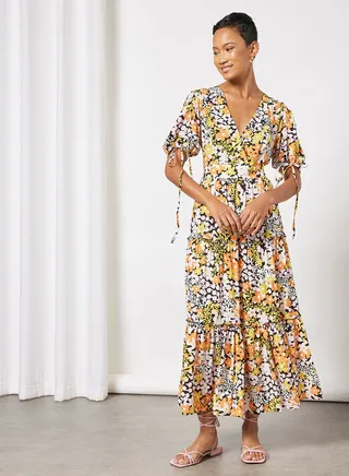 Floral Tiered Maxi Dress
