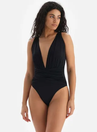 Surplice Neck Swimsuit