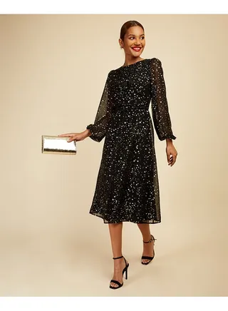 Little Mistress Black Star Midi