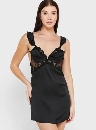 Cross Back Slip Dress