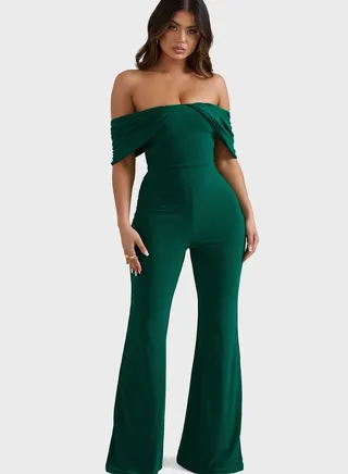Bardot Flared Bottom Jumpsuit