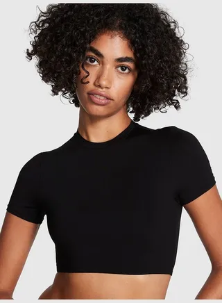 Base Stretch Crop Baby Tee