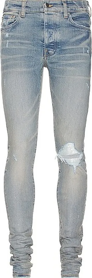 Amiri Broken Jean in Blue