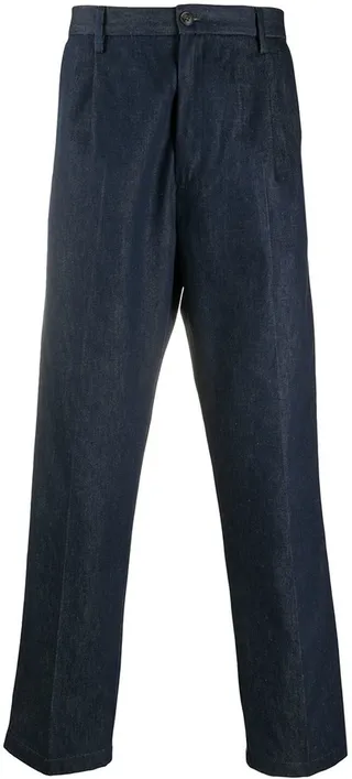 Tapered Denim Trousers