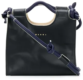 Open Top Calf Leather Tote