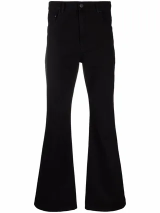 Flared-Leg Denim Jeans