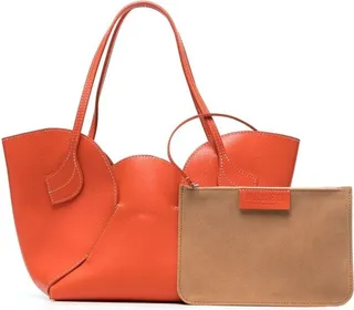 Sepal tulip shape tote bag