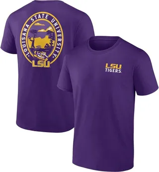 Men's Fanatics Branded Purple Lsu Tigers Staycation T-shirt