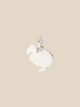 Dodo pendant in 18 kt white gold