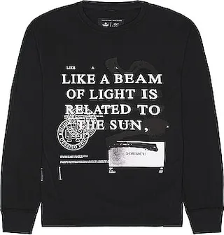 Reigning Champ By Jide Osifeso Source Long Sleeve in Black