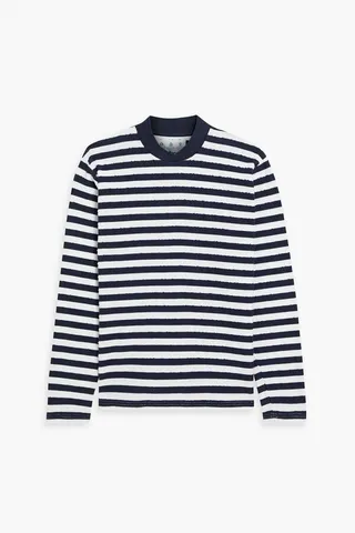 Ando striped fil coupé cotton-jersey T-shirt