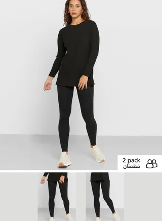 2 Pack High Waist Leggings