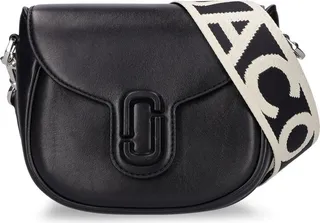 The Small J Marc leather saddle bag