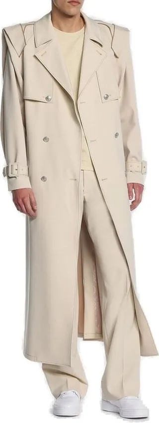 Koché Double-Breasted Trench Coat
