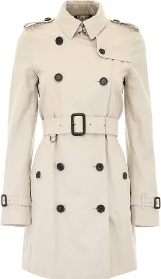 Burberry Kensington Belted Trench Coat