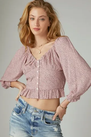 Button Front Top