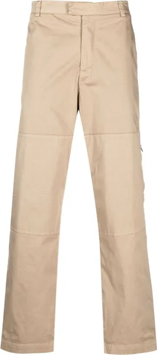 Mid-Rise Straight-Leg Trousers