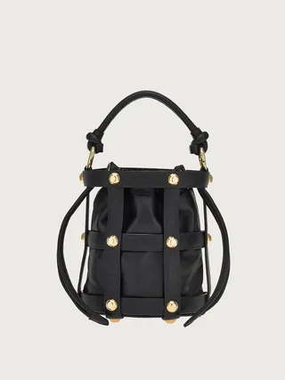 Ferragamo Women Ferragamo Cage bag (S) Black