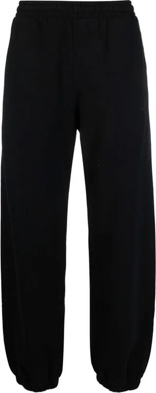 Diagonal Tab Slim Fit Sweatpant Black