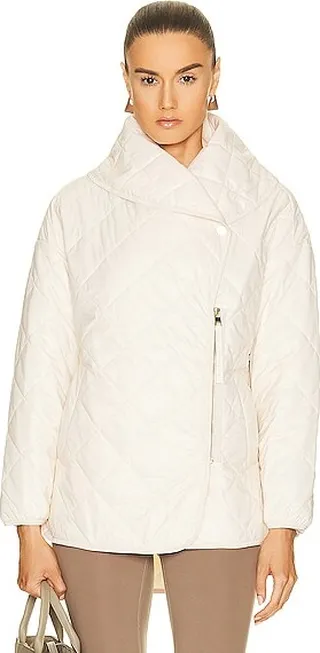 Varley Foster Quilt Jacket in Cream