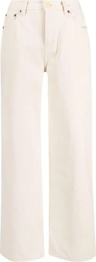 High-Waisted Wide-Leg Jeans