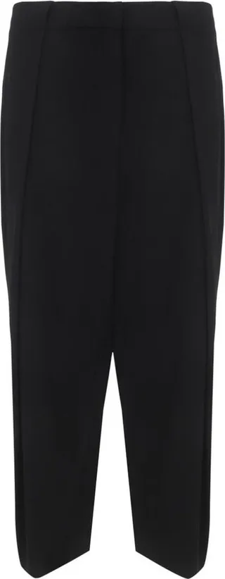 Balmain High-Waisted Cropped Trousers