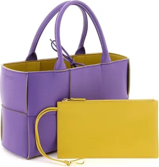 Nappa Leather Small Arco Tote Bag